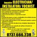 Electrician/instalator/fochist.